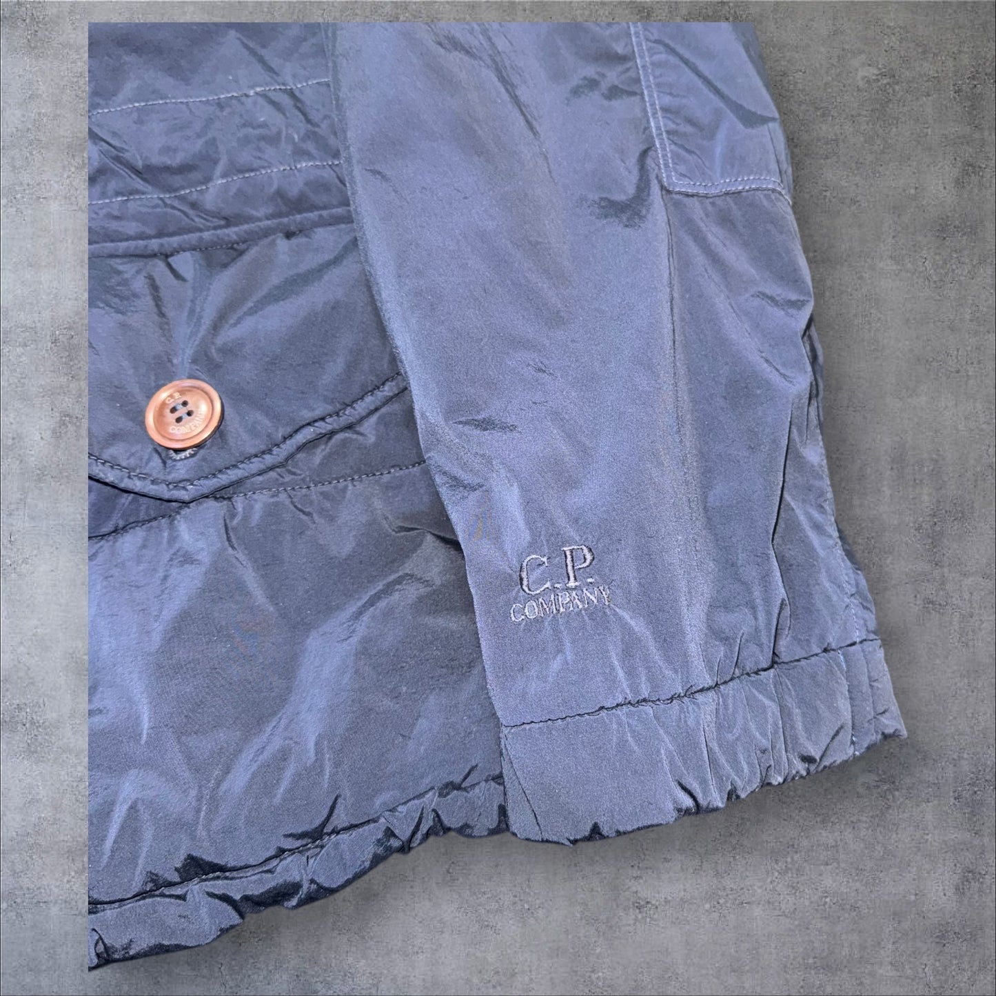 Vintage CP Company Hooded Nylon Nycra Insulated Jacket Large RRP £450