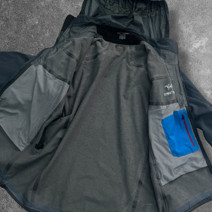 Arc'teryx Hooded Windstopper Jacket Men's Large Fleece Lined RRP £300