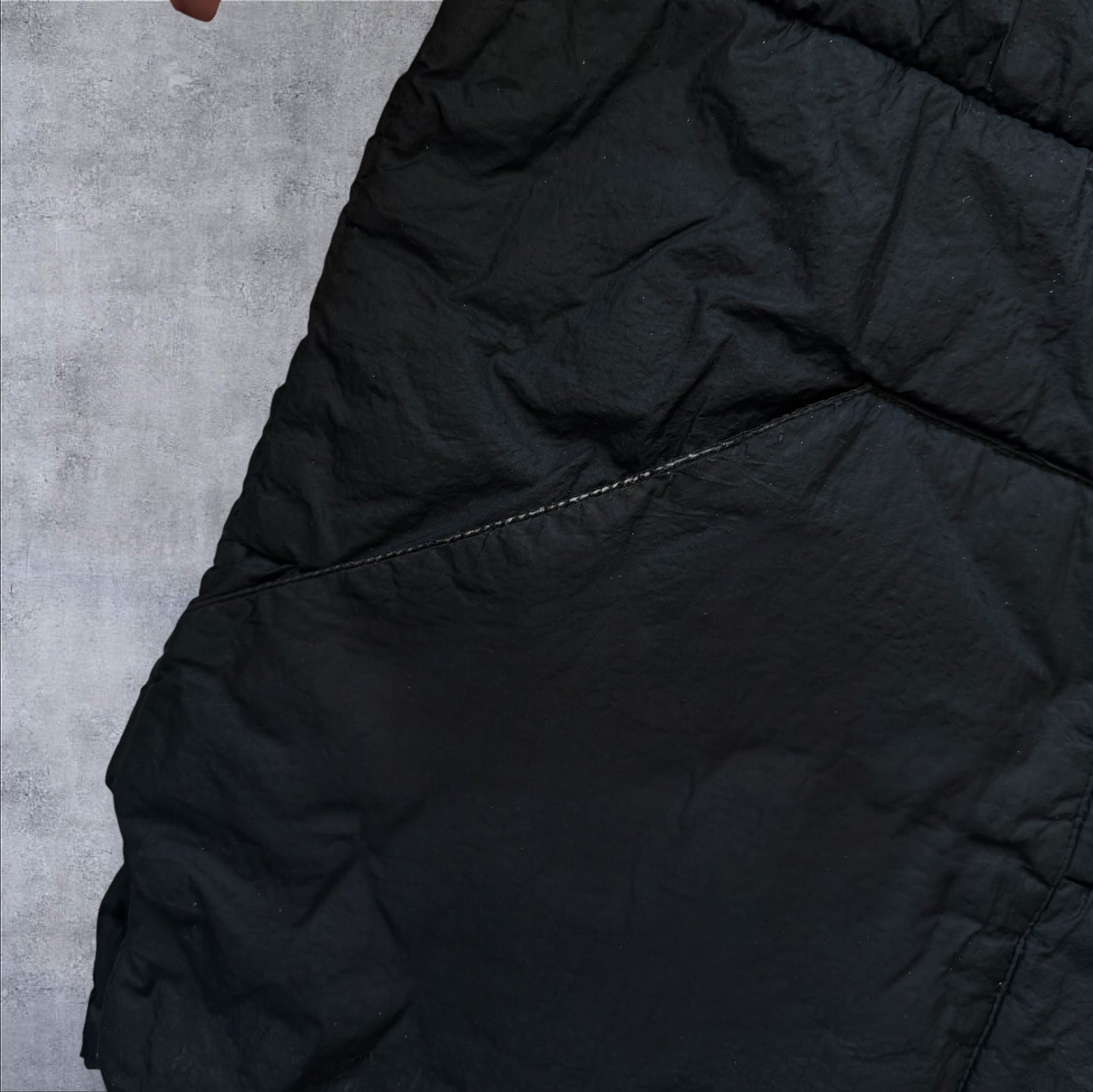 Stone Island Autumn Winter 1995 Green Edge Puffer Jacket XL RRP £795