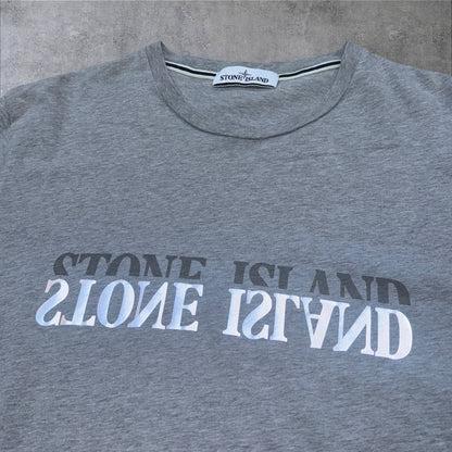 Stone Island Reflective Logo T-Shirt Grey Size XL RRP £175+