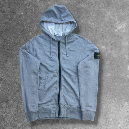 Stone Island Zip Up Medium Grey New Season RRP £350