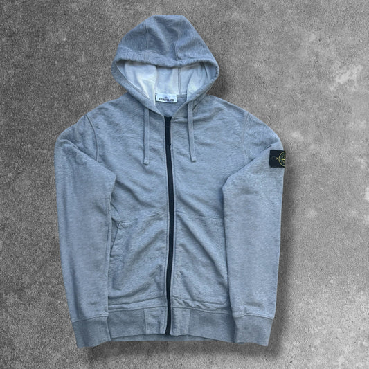 Stone Island Zip Up Medium Grey New Season RRP £350