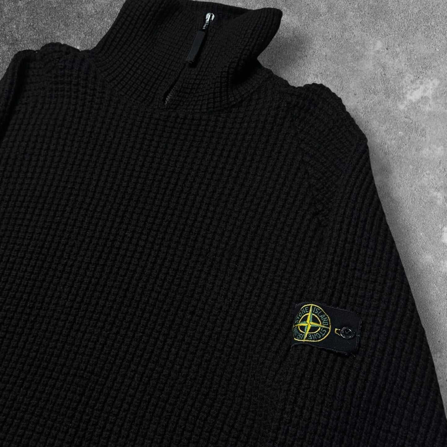 Stone Island Heavy Knit Zip Jumper XL RRP £425