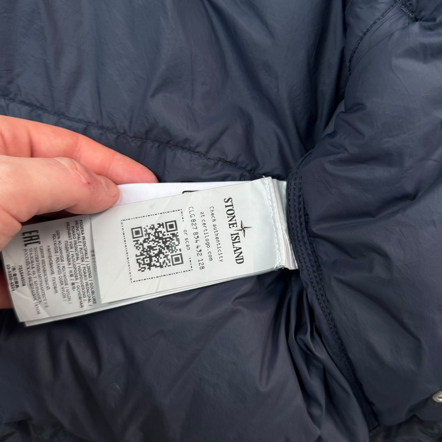 Stone Island Nylon Down TC Jacket Size XL RRP £895
