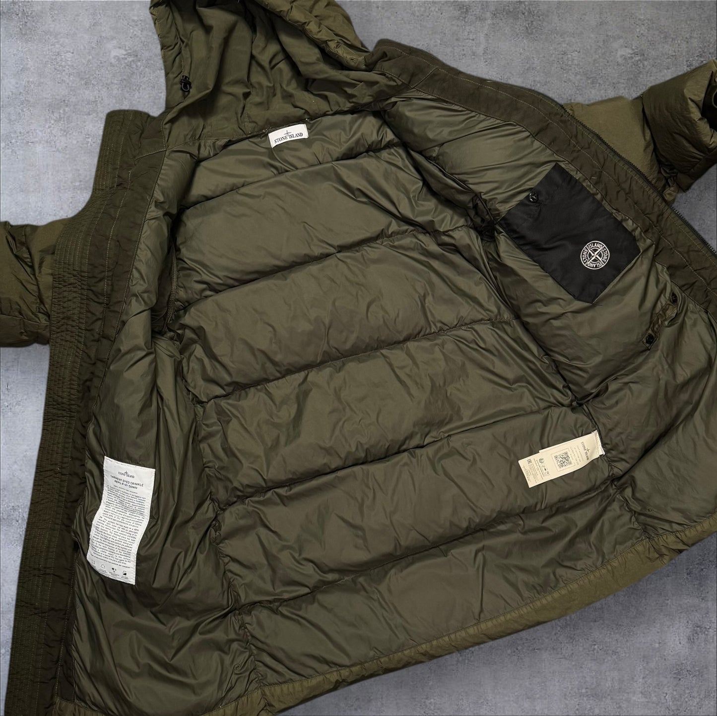 Stone Island Long Parka Puffer Jacket Small Fits Large RRP £700