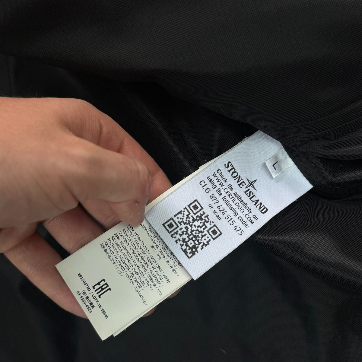 Stone Island Iridescent Reflex Mat Gilet Large AW 2018 RRP £600