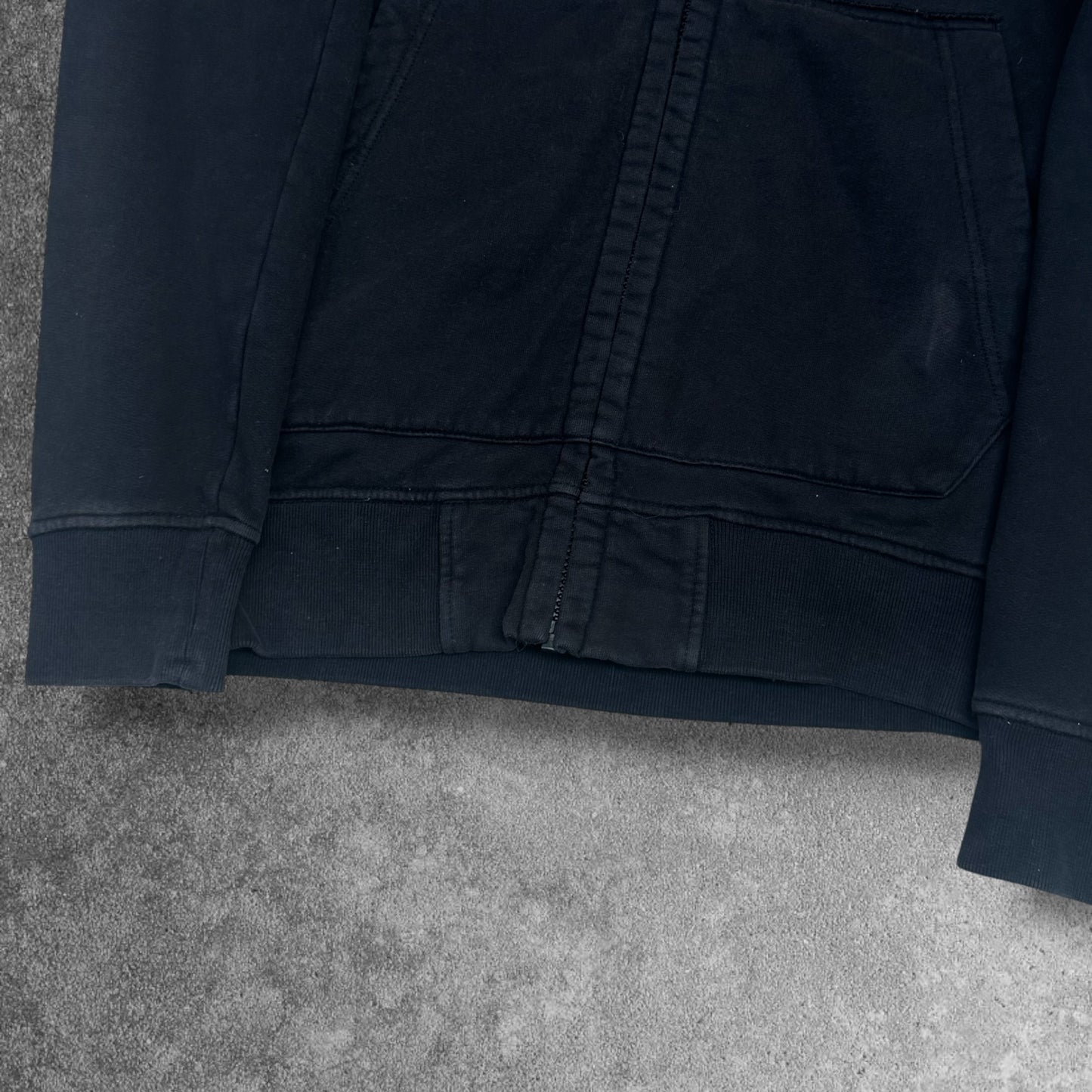 Stone Island Zip Up Jumper Black Size Medium RRP £300
