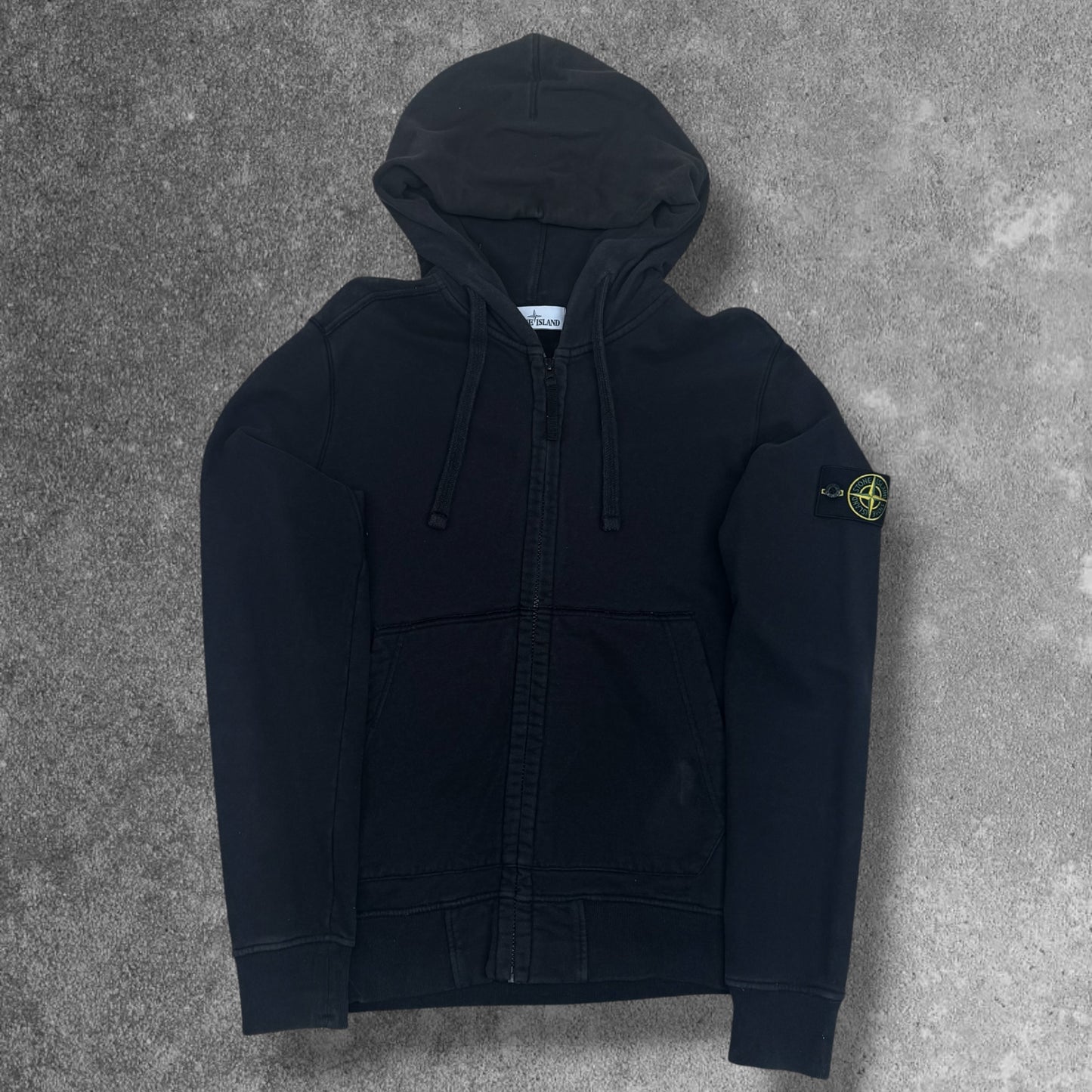 Stone Island Zip Up Jumper Black Size Medium RRP £300