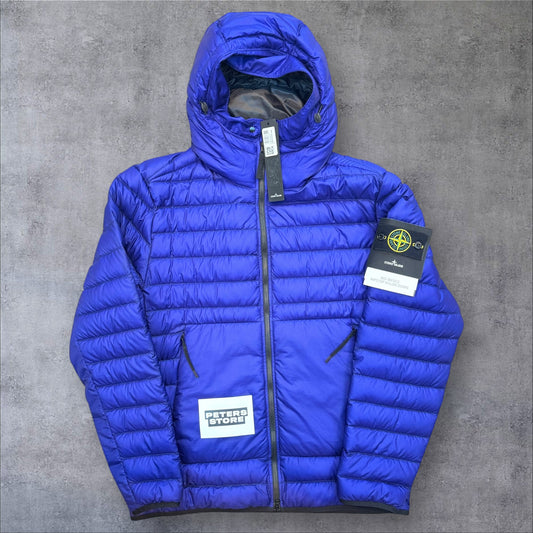 Stone Island Brand New With Tags Bio Based Ripstop Down Jacket XL Ocean Blue RRP £850