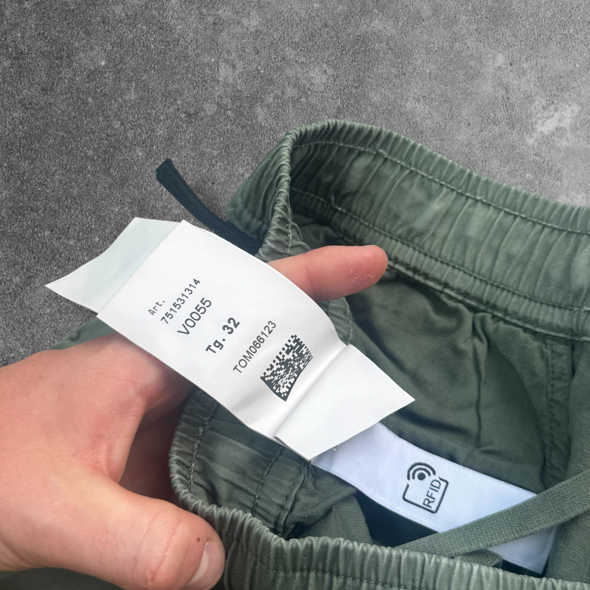 Stone Island Cargos W32 Khaki Colour Code V0055 RRP £350