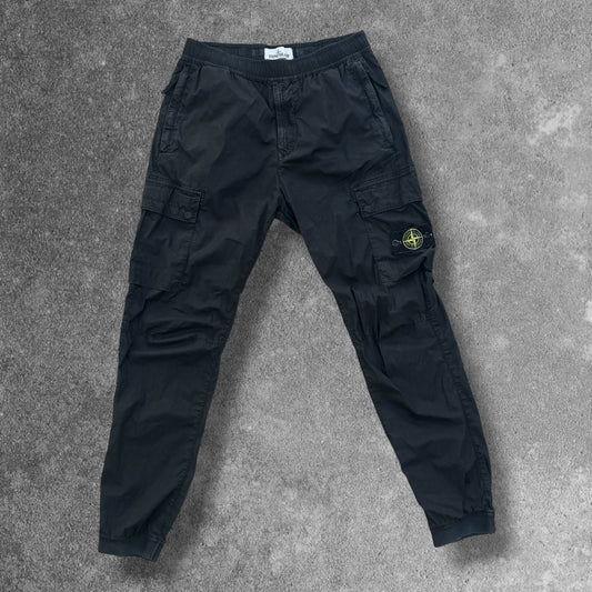 Stone Island Garment Dyed Cotton Cargo Trousers W30 RRP £350