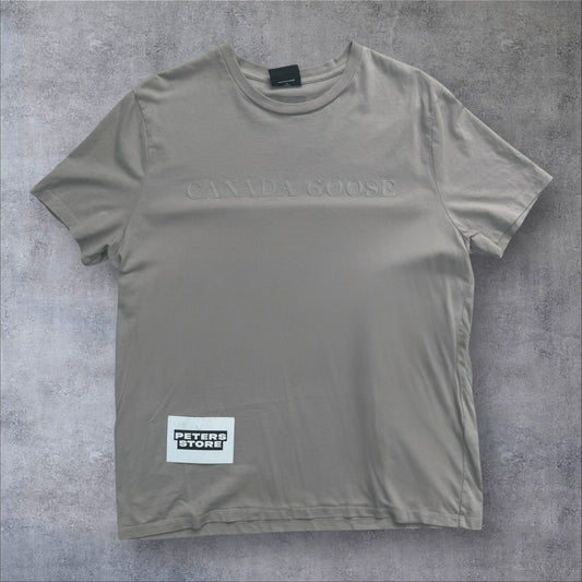 Canada Goose T Shirt Beige Large RRP £155