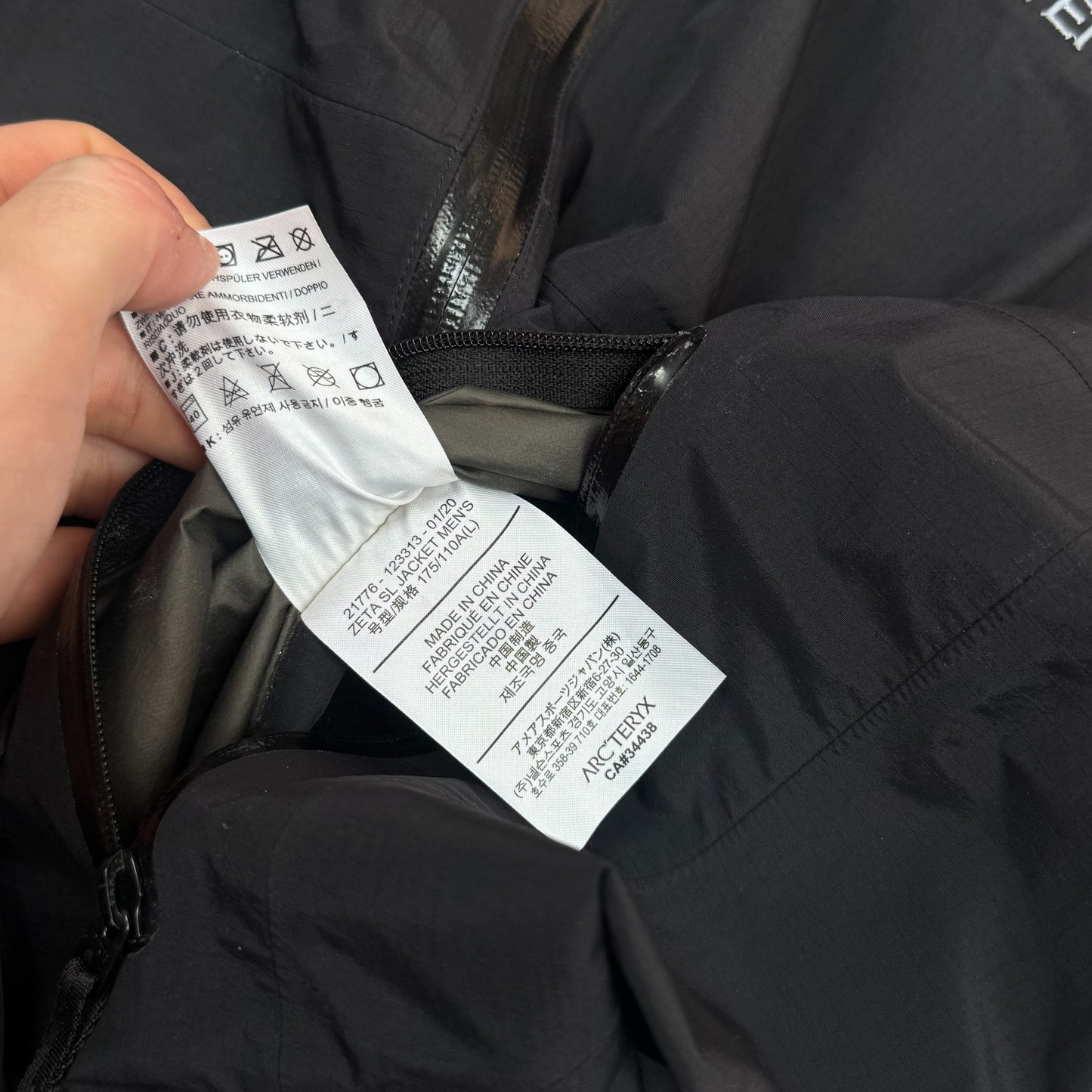 Arc'teryx Zeta Gore-Tex Ripstop Jacket Large Black RRP £400