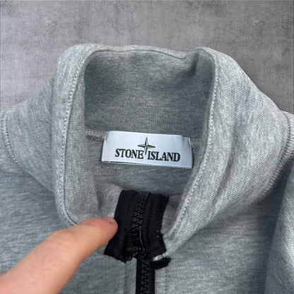 Stone Island Quarter Zip Grey Mens Small RRP £265