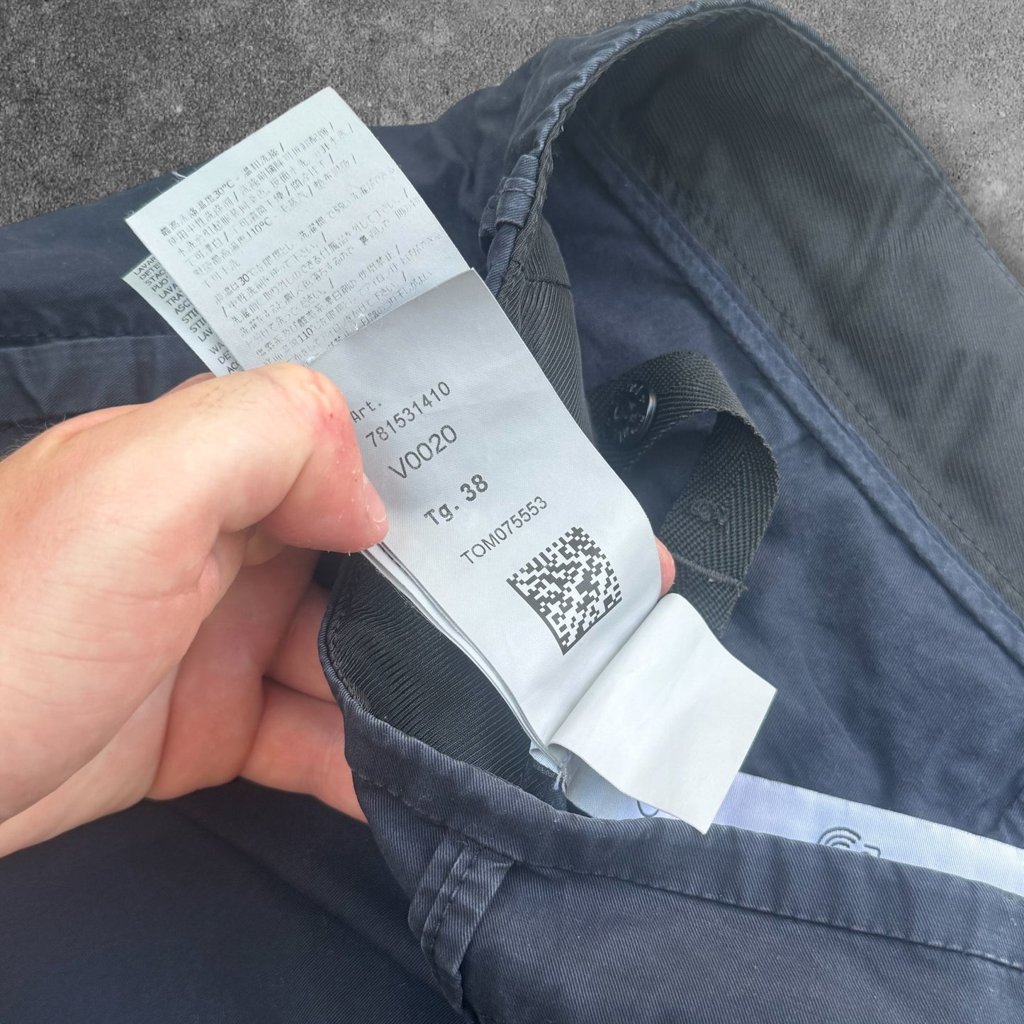 Stone Island Cargos W38 Navy Colour Code V0020 RRP £350
