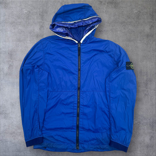 Stone Island Skin Touch Nylon-TC Jacket Royal Blue Size Large RRP £525+