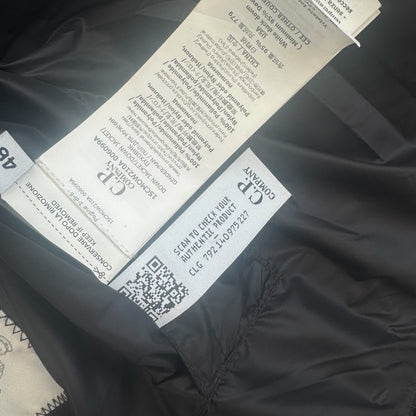 CP Company DD Down Puffer Black Jacket RRP £800