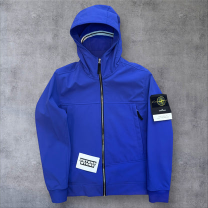Stone Island Brand New With Tags Fleece Lined Softshell Ocean Blue Large  RRP £675