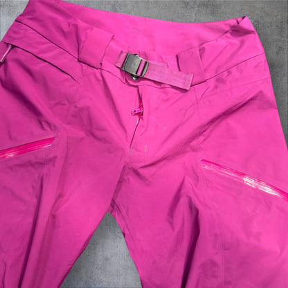 Arcteryx Goretex Ski Trousers Womens Medium Pink RRP £350