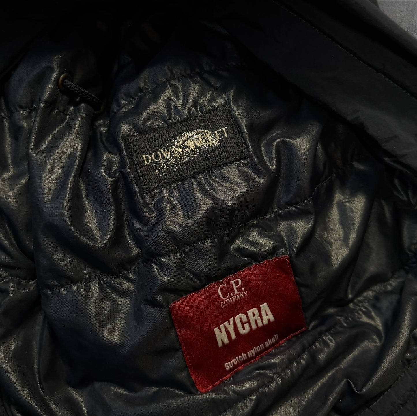 Vintage CP Company Hooded Nylon Nycra Insulated Jacket Large RRP £450