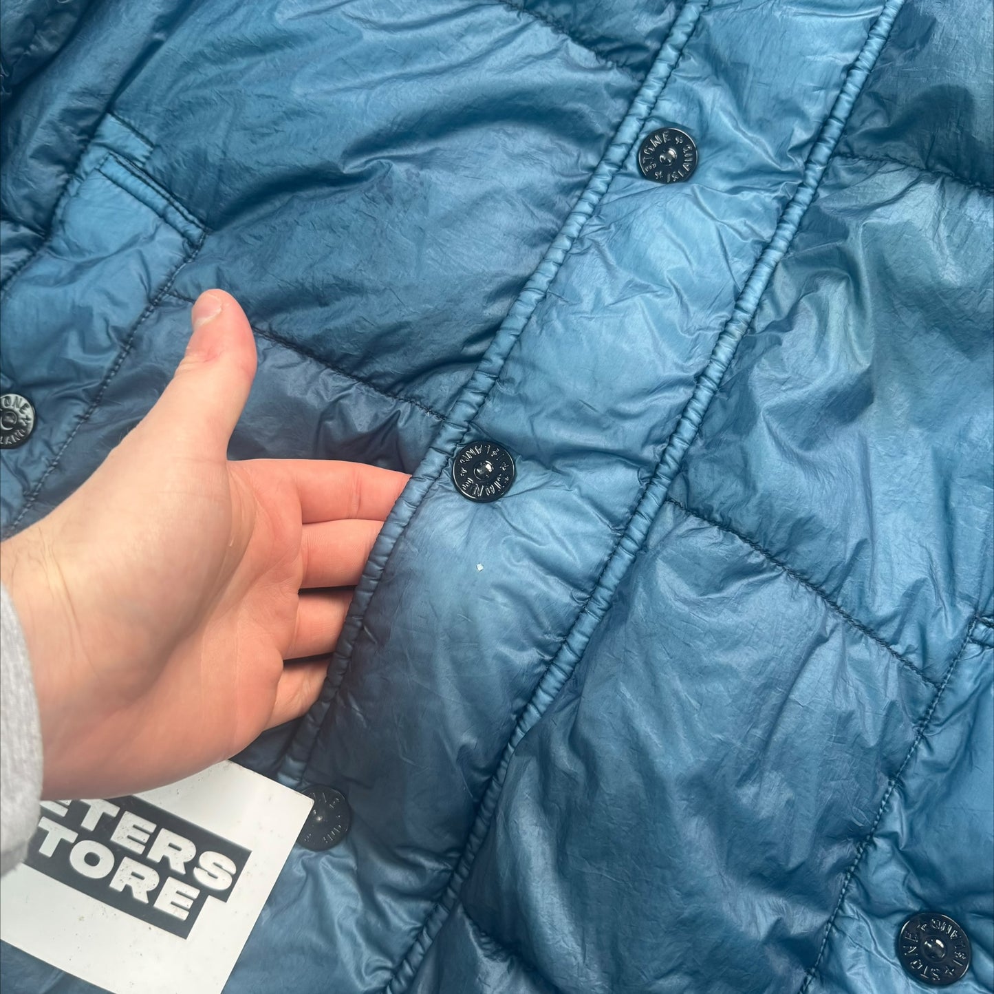 Stone Island Garment Dyed Down Jacket Large RRP £650