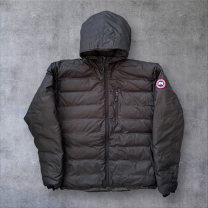 Canada Goose Hooded Lodge Jacket Charcoal Grey Size XXL RRP £595