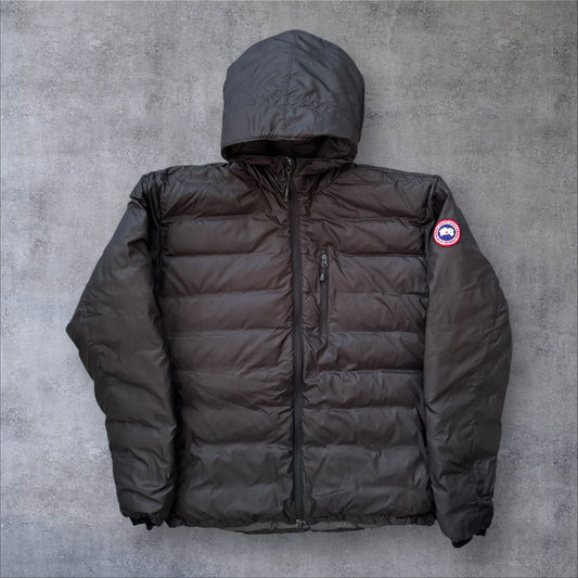 Canada Goose Hooded Lodge Jacket Charcoal Grey Size XXL RRP £595