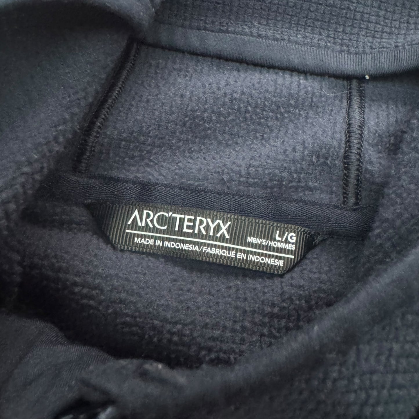 Arc’teryx Delta LT Hooded Fleece Large Dark Navy RRP £180
