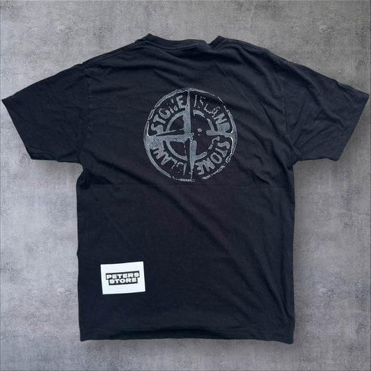 Stone Island T Shirt XL Black Back Print