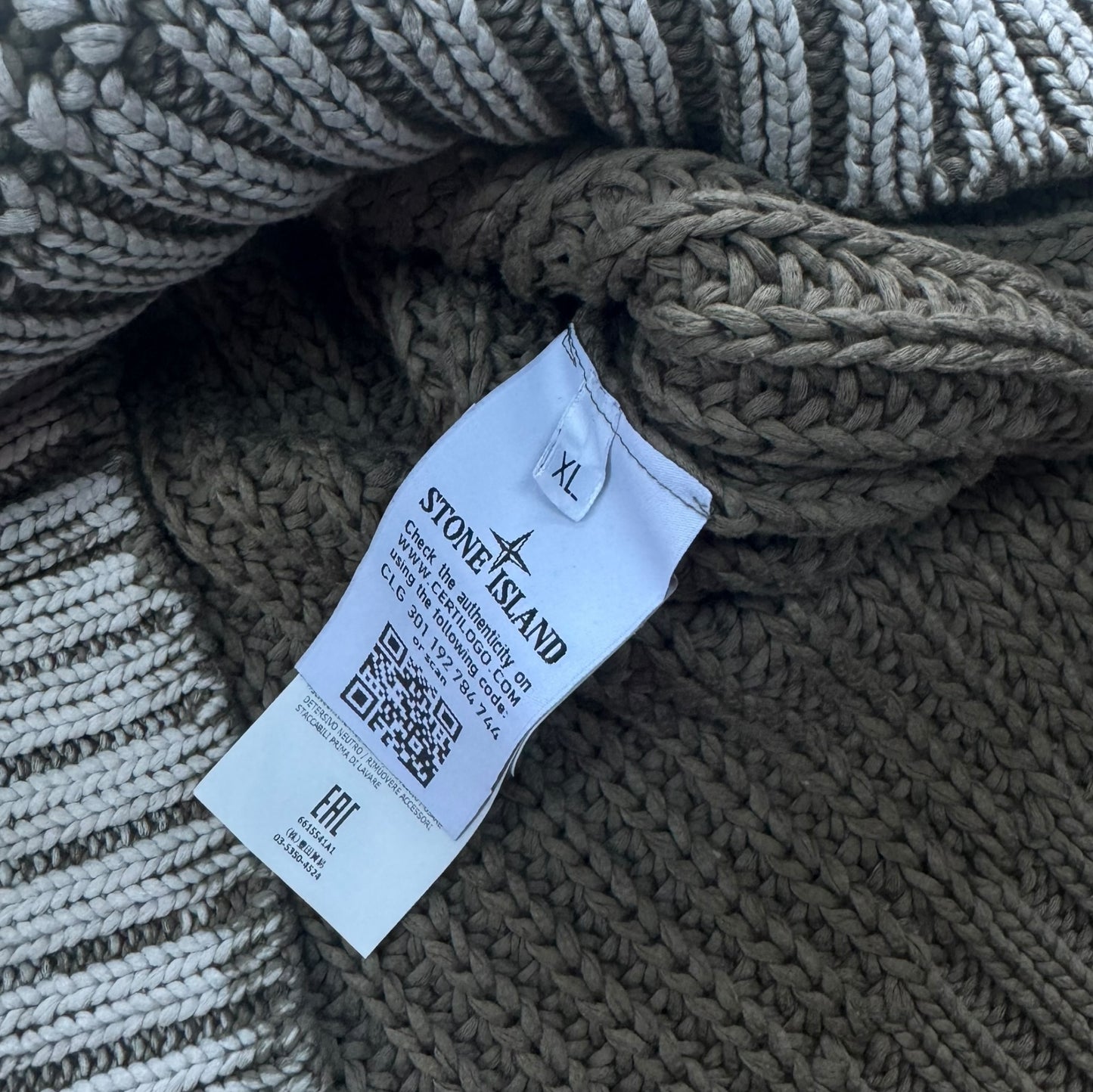 Stone Island Corrosion Knit 2017 Size XL Ultra Rare