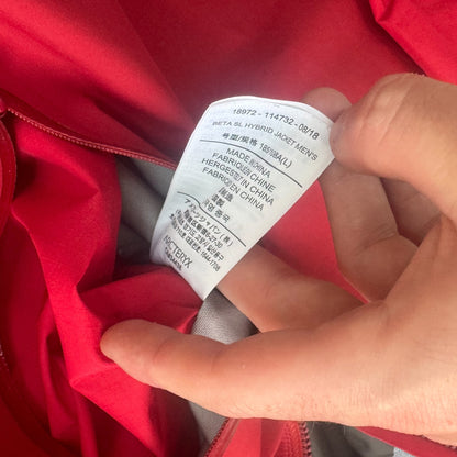 Arc'teryx Beta SL Hybrid Gore-Tex Jacket Size Large RRP £500