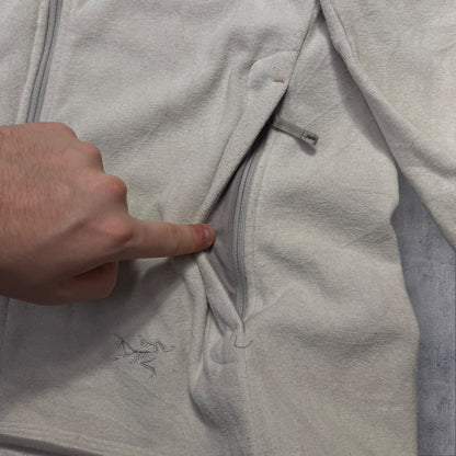 Arcteryx Womens Hooded Fleece XL Cream RRP £180