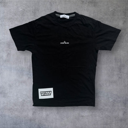 Stone Island T-Shirt Black Back Graphic Size Small RRP £200+