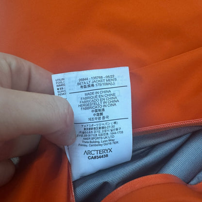 Arc'teryx Beta LT Gore-Tex Jacket Large RRP £550