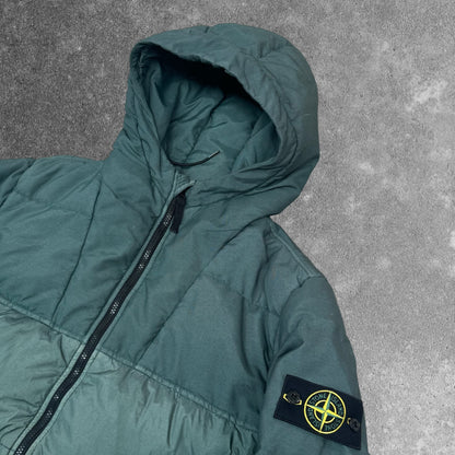 Stone Island Garment Dyed Down Crinkle Reps Puffer Jacket Size XL RRP £900