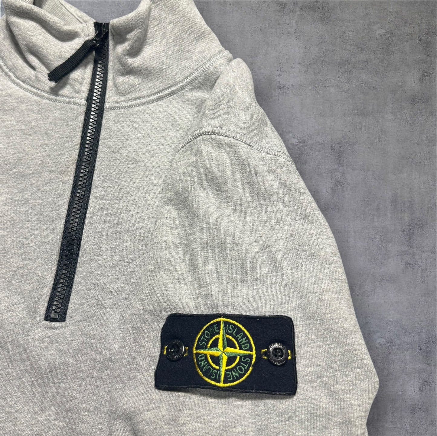 Stone Island Quarter Zip Jumper Medium RRP £275