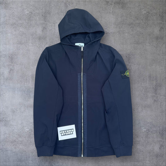Stone Island Navy Softshell Jacket Size XL RRP £550+