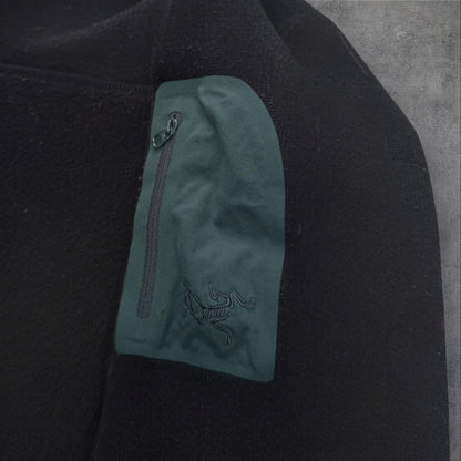 Vintage Arc’teryx Quarter Zip Fleece Large Black RRP £160