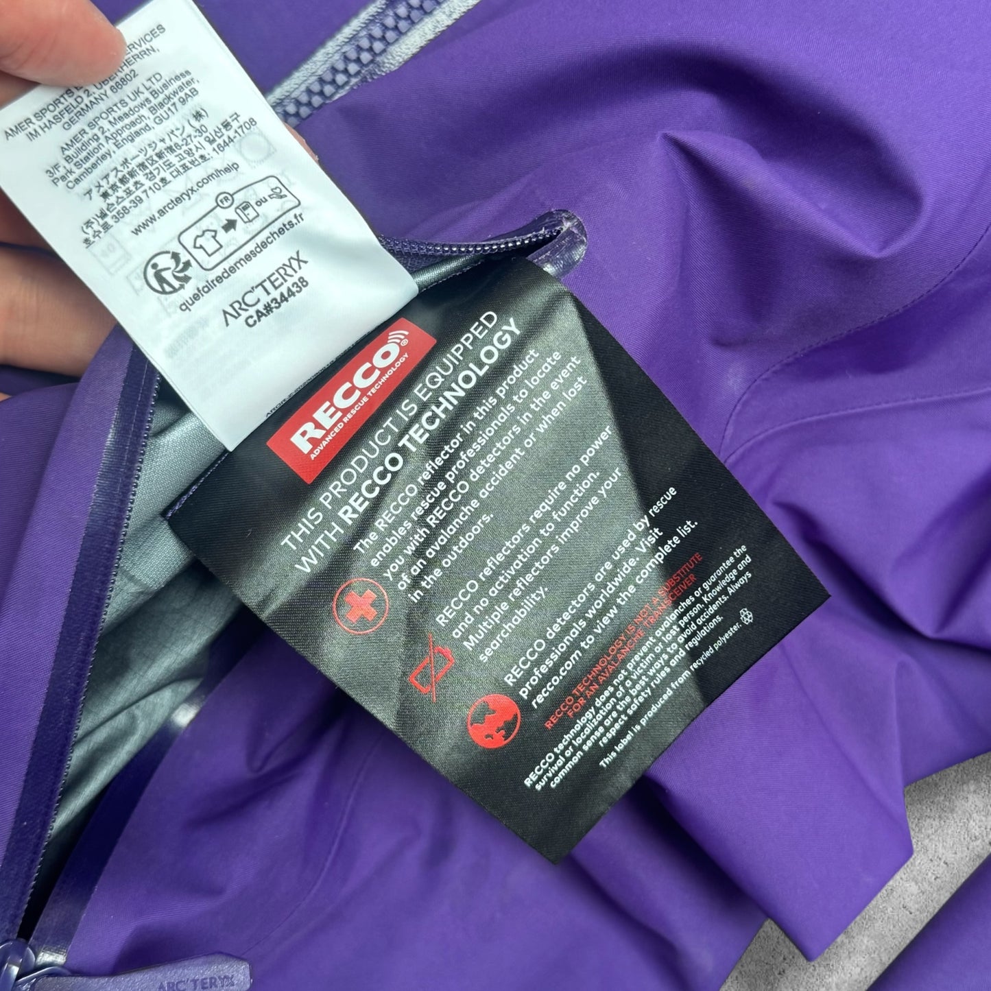 Arc'teryx Beta Jacket Women's Medium Azalea Purple 2025 RRP £400