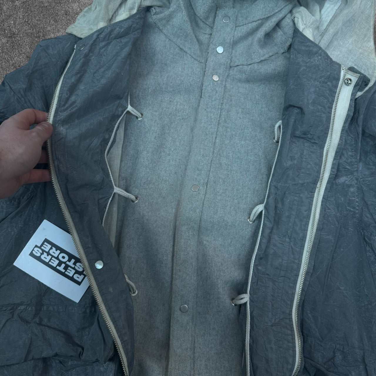 Stone Island Paul Harvey Special Process Pure Metal Shell XL Jacket RRP £995