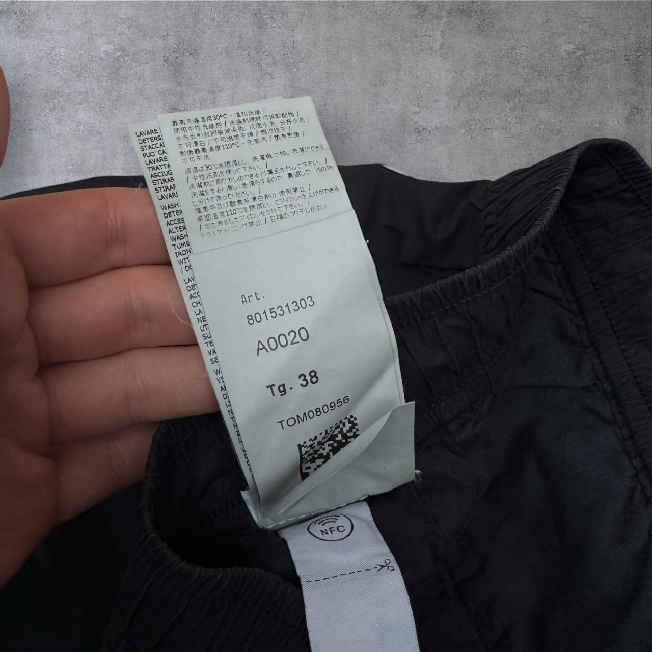 Stone Island 38W Dark Navy Cargo Trousers Elasticated Waist A0020 RRP £395