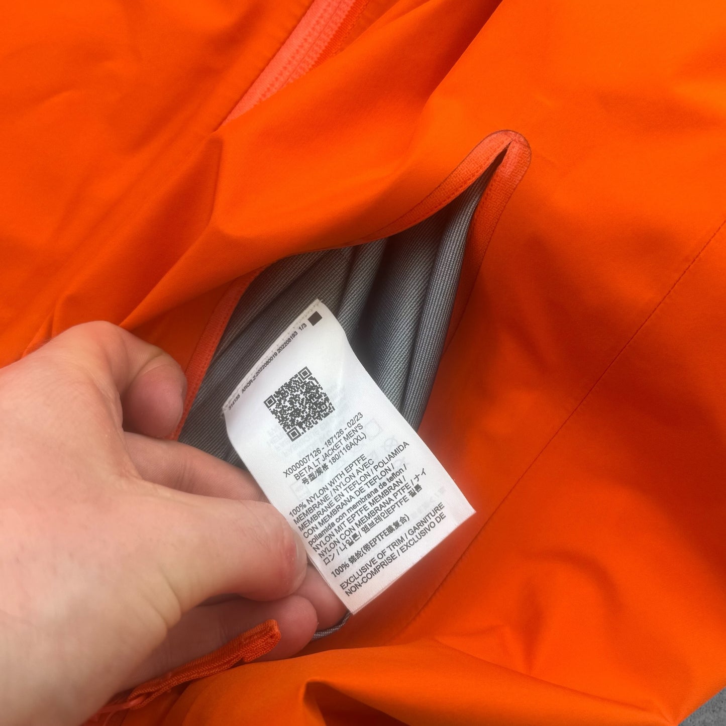 Arc'teryx Beta LT Gore-Tex Jacket Size XL 2023 RRP £550