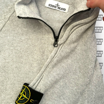 Stone Island Grey Quarter Zip