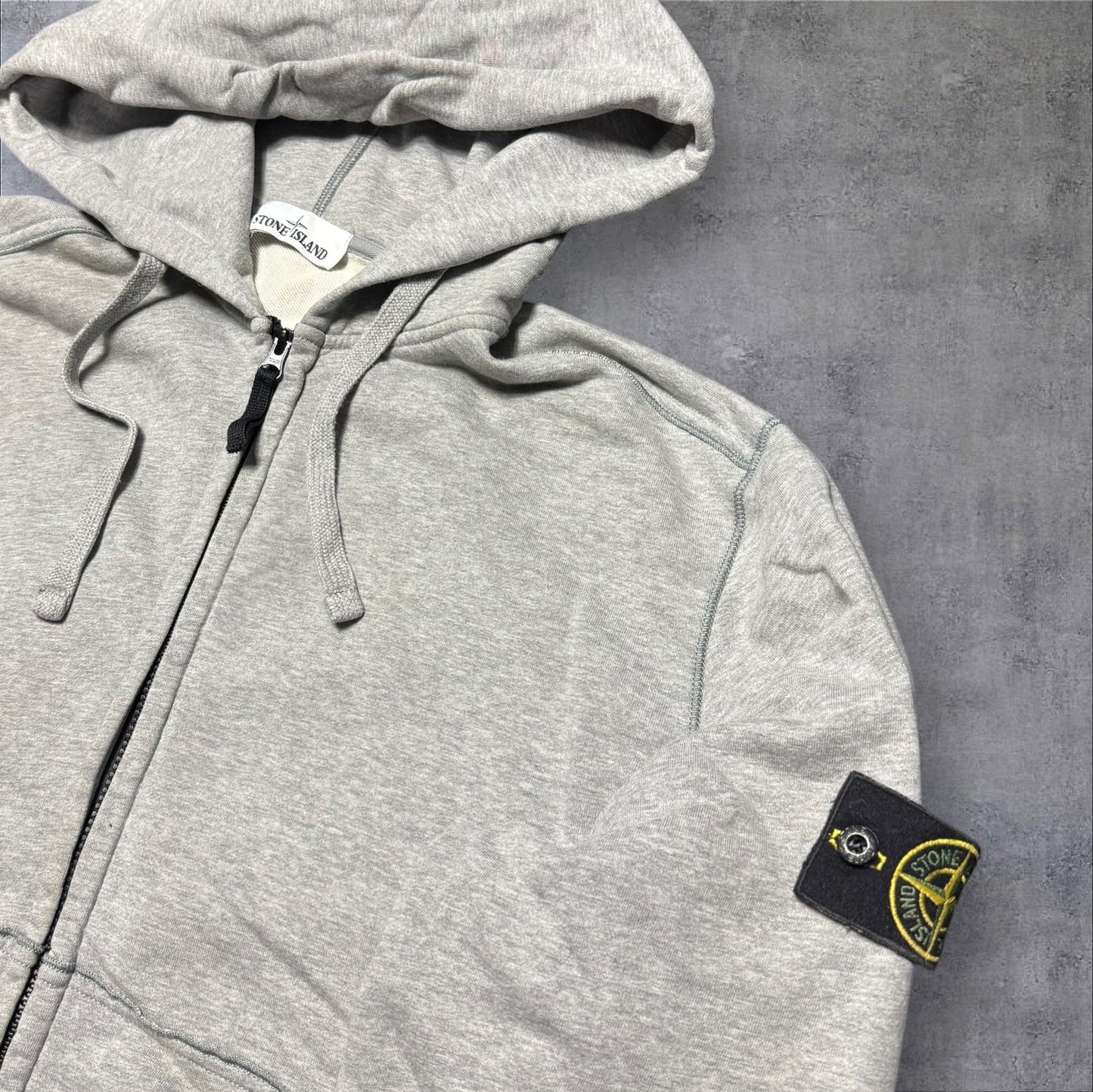 Stone Island Grey Zip Hoodie 3XL RRP £350
