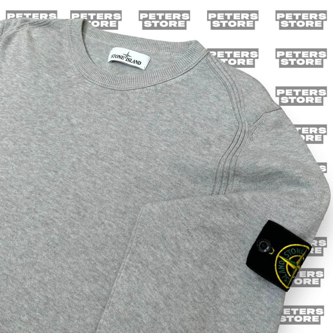 Stone Island Grey Knit Jumper