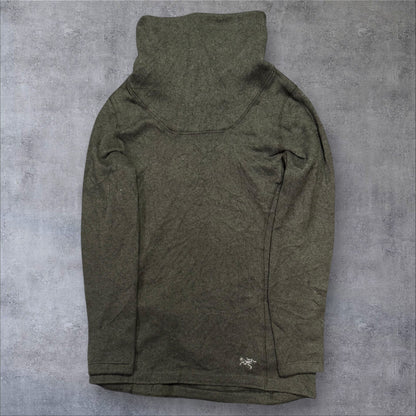 Arcteryx Womens Snood Fleece Large Khaki RRP £160