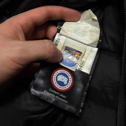 Canada Goose Lodge Hooded Jacket Black Size Medium RRP £595