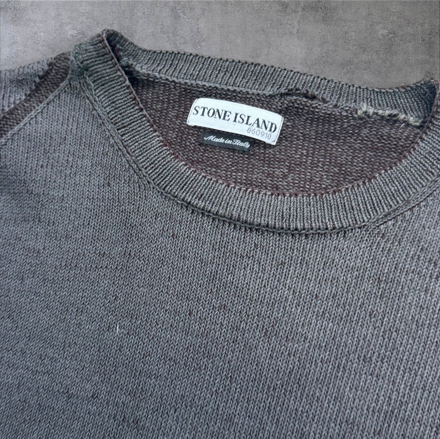 Stone Island Embroidery Arm Jumper Large RRP £325