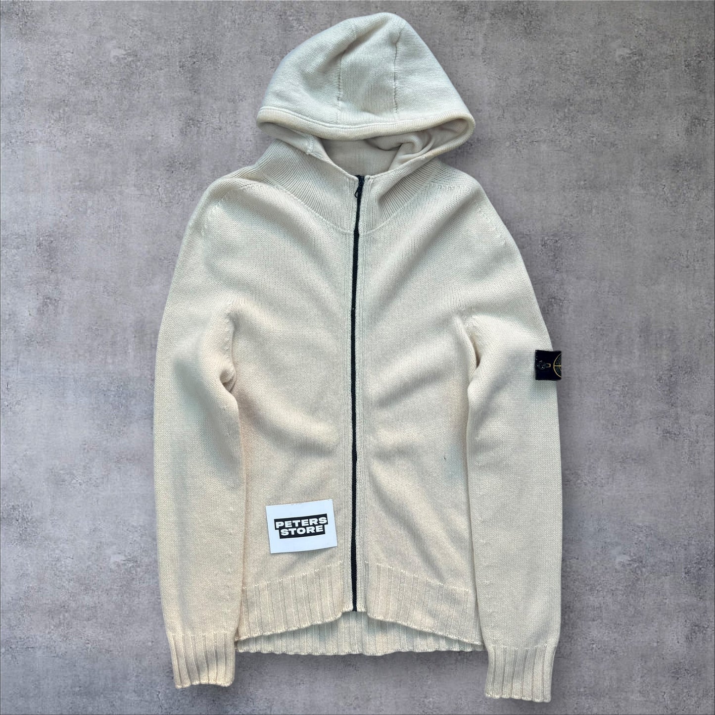 Stone Island Knit Hoodie Zip-Up – Extra Large RRP £425+