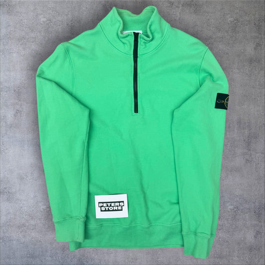Stone Island Quarter-Zip Jumper Mint Green – Medium RRP £325+
